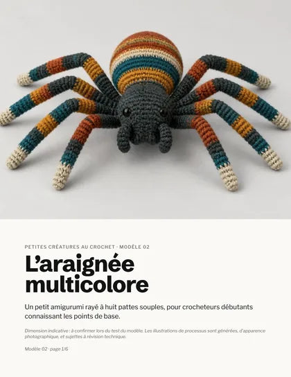 Exemple de couverture : L’araignée multicolore