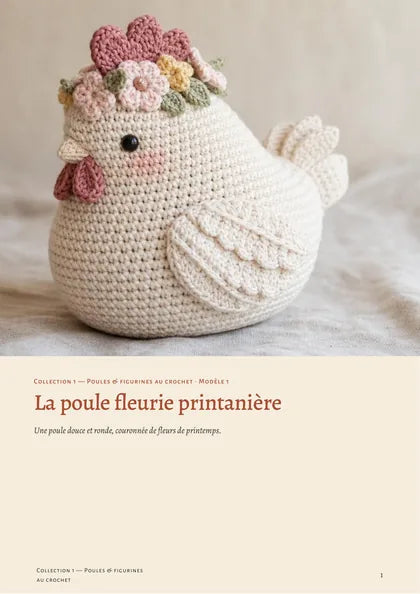 Couverture du recueil de 9 poules et figurines