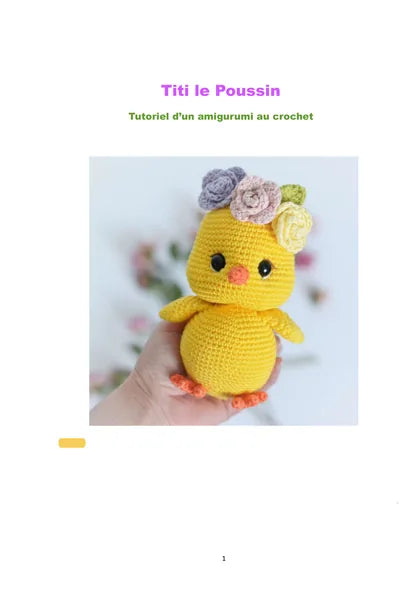 Couverture du patron Titi le Poussin